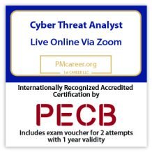 Cyber Threat Analyst – Live Online – English – 2 Exam Attempts Included - Fast Track Training