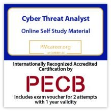 Cyber Threat Analyst – Self study – English – 2 Exam Attempts Included - Fast Track Training